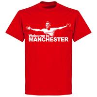 Retake Ronaldo Welcome to Manchester T-Shirt - Rood - Kinderen - 10 Years