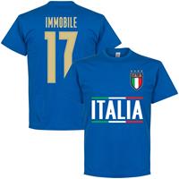 retake Italië Immobile 17 Team T-Shirt - Blauw - Kinderen