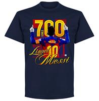 retake Messi Barcelona 700 Goals T-Shirt - Navy - Kinderen