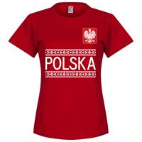 Retake Polen Dames Team T-Shirt - Rood