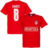 Retake Kroatië Kovacic Team T-Shirt 2021-2022 - Rood - Kinderen - 10 Years