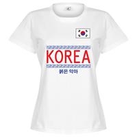 Retake Zuid Korea Team Dames T-Shirt - Wit