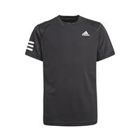 adidas Club Tennis 3-Streifen T-Shirt, Black / White