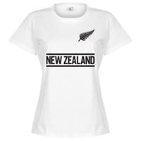 Retake Nieuw Zeeland Team Dames T-Shirt - Wit