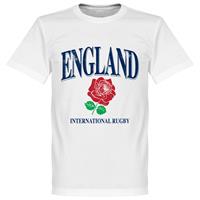 Retake Engeland Rugby T-Shirt - Wit - Kinderen - 10 Years