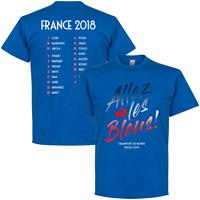 Retake Frankrijk Allez Les Bleus WK 2018 Winners Selectie T-Shirt - Kinderen - 10 Years