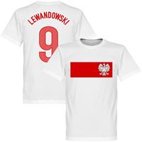 Retake Polen Lewandowski 9 Banner T-Shirt - Kinderen - 10 Years