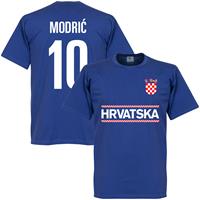 Retake Kroatië Modric 10 Team T-Shirt - Blauw - Kinderen - 10 Years