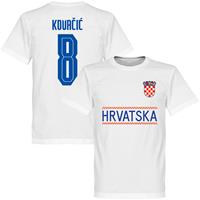 Retake Kroatië Kovacic Team T-Shirt 2021-2022 - Wit - Kinderen - 10 Years