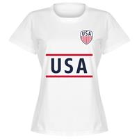 Retake USA Team Dames T-Shirt - Wit