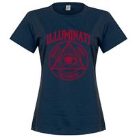 Retake Illuminati Dames T-Shirt - Navy