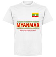 Retake Myanmar Team T-Shirt - Wit - Kinderen - 10 Years