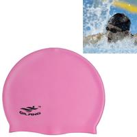 huismerk Adult Solid Color Waterproof Siliconen Badcap (Roze)