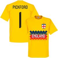 Retake Engeland Pickford 1 Team T-Shirt - Kinderen - 10 Years