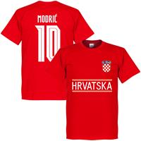 Retake Kroatië Modric Team T-Shirt 2021-2022 - Rood - Kinderen - 10 Years