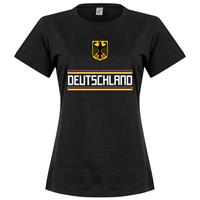 Retake Duitsland Dames Team T-Shirt - Zwart
