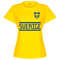 Retake Zweden Dames Team T-Shirt - Geel