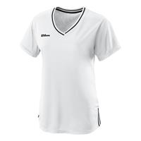wilson Team II V-Neck T-Shirt Damen - Weiß
