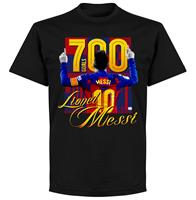 Retake Messi Barcelona 700 Goals T-Shirt - Zwart - Kinderen - 10 Years