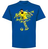 retake Neymar Brazilië Script T-Shirt - Blauw - Kinderen