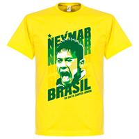 Retake Neymar Portrait Brazilië T-Shirt - Junior/Jongens - 10 Years