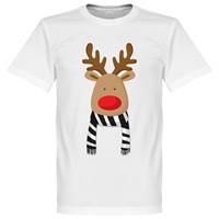 Retake Reindeer Supporter T-Shirt - Zwart/Wit - Kinderen - 10 Years