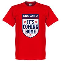 Retake It's Coming Home England T-Shirt - Kinderen - Rood - 10 Years