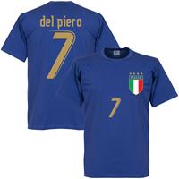 Retake Italië WK 2006 Del Piero 7 T-Shirt - Kinderen - 10 Years