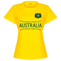 Retake Australië Dames Team T-Shirt - Geel