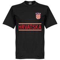 retake Kroatië Team T-Shirt 2021-2022 - Zwart