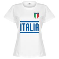 Retake Italië Dames Team T-Shirt - Wit