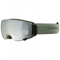 Alpina - Double Jack Mag Quattroflex Mirror S1 + S3 - Skibrille grau/oliv