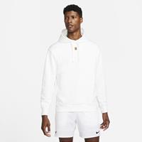 Nike Court Tennishoodie van fleece voor heren - Wit