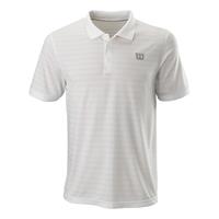 wilson Stripe Polo Herren - Weiß