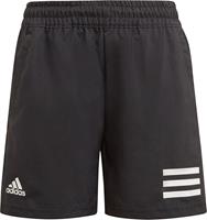 adidas Club Tennis 3-Streifen Shorts, Black / White