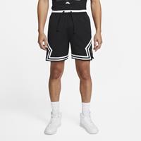 Jordan Basketball-Shorts Jumpman Dri Fit Air Diamond Kordelzug,Taschen Dri-FIT Herren, black-black-white-white, XXL