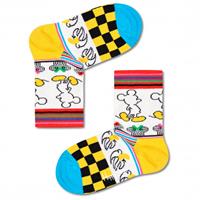 Happy Socks Kids Sunny Sketch Sock - Multifunctionele sokken, wit/oranje/grijs