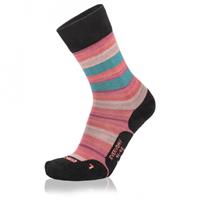 Lowa Everyday - Multifunctionele sokken, zwart/grijs/roze