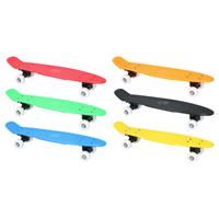 No Fear Skateboard 57 cm in Zwart / Blauw / Groen / Rood / Geel / Oranje