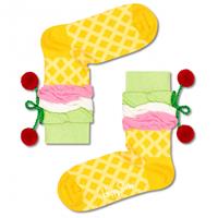 Happy Socks Kid's Ice Cream Sock - Multifunctionele sokken, oranje/groen