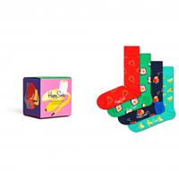 Happy Socks Colorful Classics Socks Gift Set 4-Pack - Multifunctionele sokken, rood/groen