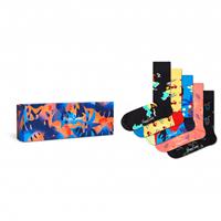Happy Socks Tropical Night Socks Gift Set 5-Pack - Multifunctionele sokken, blauw/zwart