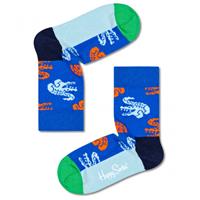 Happy Socks Kid's Crocodile Sock - Multifunctionele sokken, blauw/grijs
