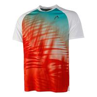 head Performance Melbourne T-Shirt Herren - Orange, Petrol