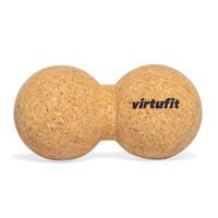 Virtufit Premium Kurk Peanut Ball - Dual Massagebal - Ecologisch