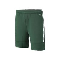 Lacoste Herren Shorts aus Baumwoll-Fleece mit Streifen - Grün 