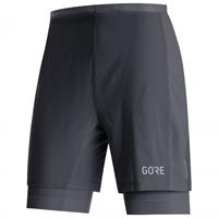 Gore Wear R5 2in1 Shorts - Hardloopshort, zwart/grijs