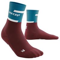 CEP The Run Socks Mid Cut - Hardloopsokken, rood