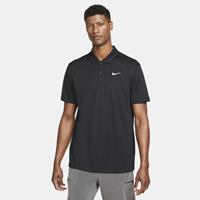 Nike Court Dri-FIT Tennispolo voor heren - Zwart