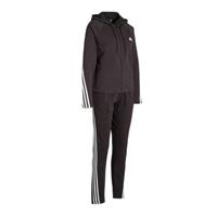 Adidas Performance fleece joggingpak zwart/wit